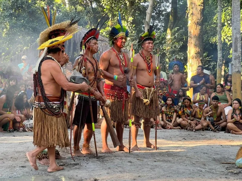 Com apoio da Suzano, indígenas do território Tupinikim e Guarani do Espírito Santo participam de intercâmbio cultural na Bahia