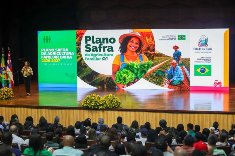 Bahia lança Plano Safra da Agricultura Familiar 2026/2027 em Feira de Santana