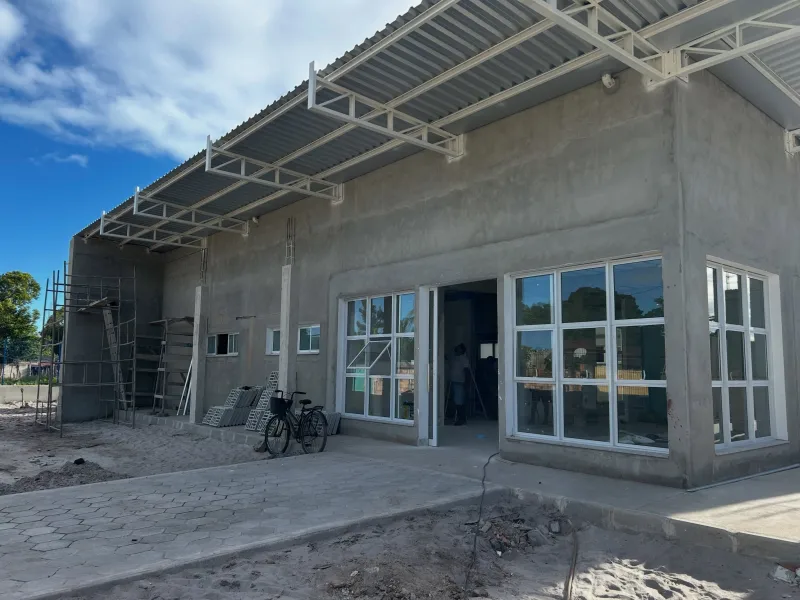 Nova Viçosa avança com obras de construção de nova Unidade Básica de Saúde