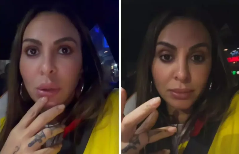 Alinne Rosa registra BO após folião jogar copo em seu rosto durante apresentação: 'Isso não pode acontecer' Alinne Rosa registra BO após folião jogar copo em seu rosto durante apresentação: 'Isso não pode acontecer'