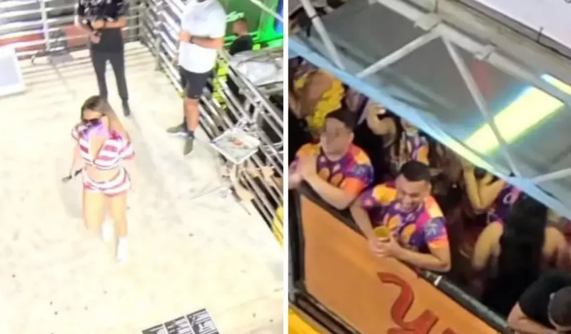 Alinne Rosa registra BO após folião jogar copo em seu rosto durante apresentação: 'Isso não pode acontecer' Alinne Rosa registra BO após folião jogar copo em seu rosto durante apresentação: 'Isso não pode acontecer'