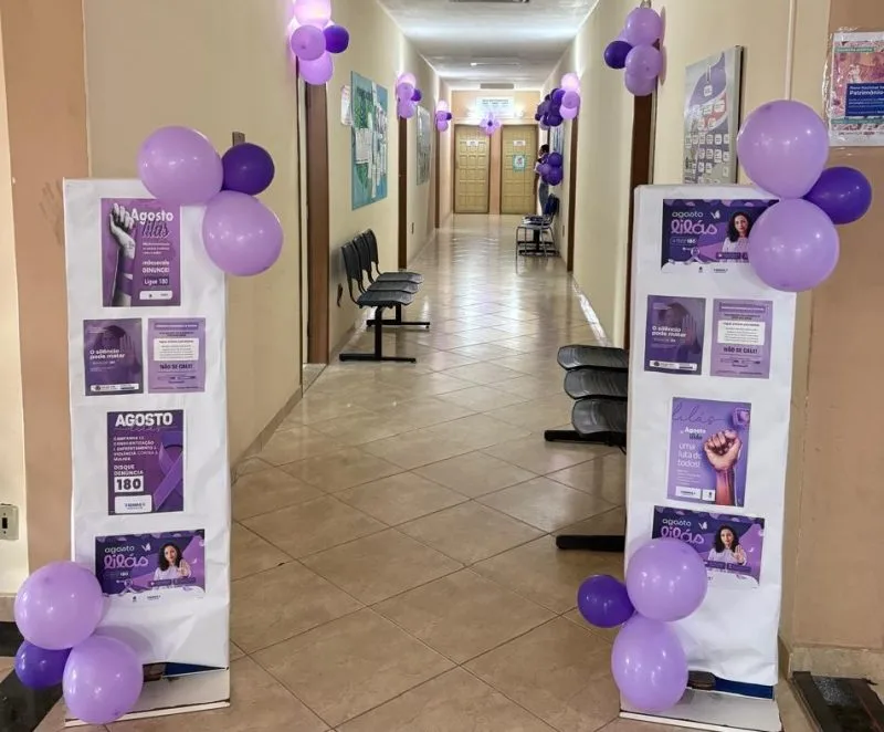 Agosto Lilás mobiliza equipamentos da Assistência Social de Mucuri em campanha de conscientização pelo fim da violência contra a mulher
