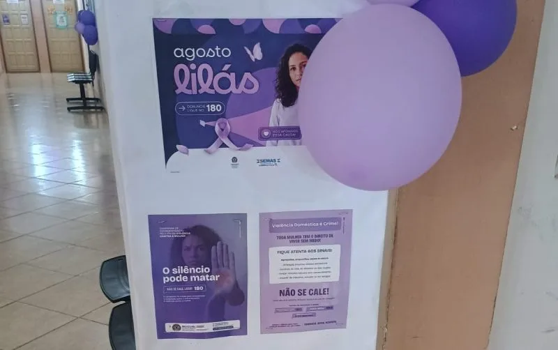 Agosto Lilás mobiliza equipamentos da Assistência Social de Mucuri em campanha de conscientização pelo fim da violência contra a mulher