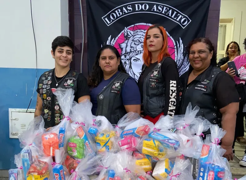 Lobas do Asfalto transformam paixão pelo motociclismo em ações de solidariedade em Teixeira de Freitas