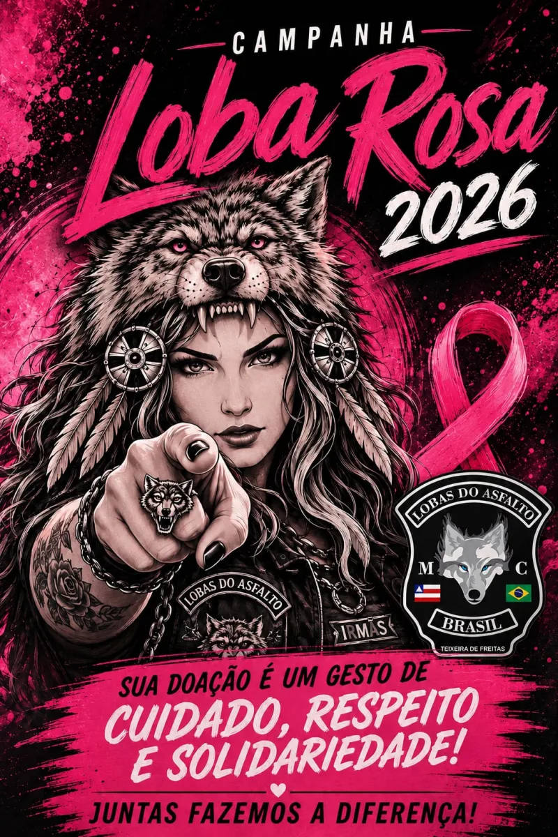 Lobas do Asfalto transformam paixão pelo motociclismo em ações de solidariedade em Teixeira de Freitas