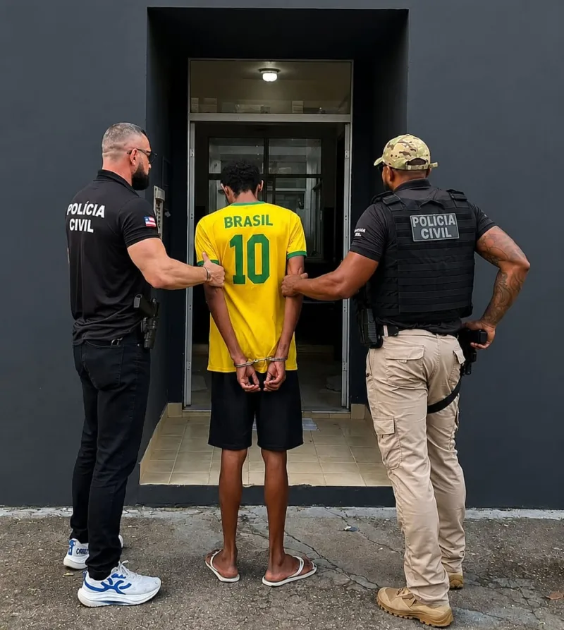 Caravelas -Suspeito de tentativa de homicídio é preso em cumprimento a mandado de prisão