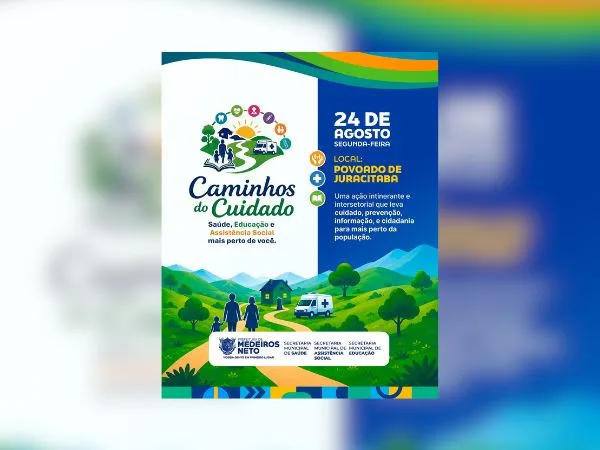 Projeto “Caminhos do Cuidado” leva serviços de Saúde, Educação e Assistência Social a Juracitaba
