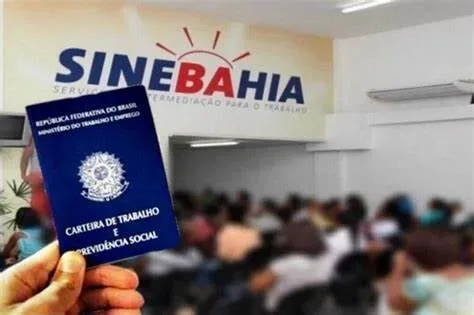 SineBahia divulga novas vagas de emprego para Teixeira de Freitas