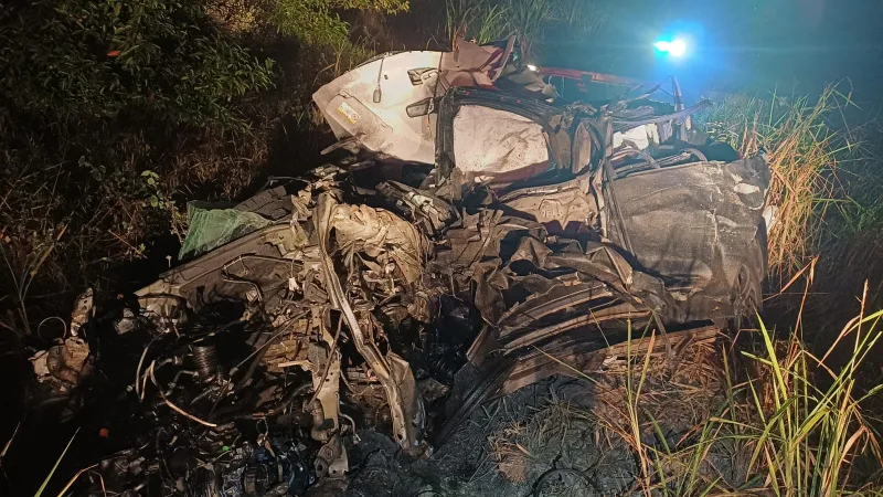 Acidente na BR-418 deixa quatro mortos e mobiliza equipes de resgate em Nova Viçosa