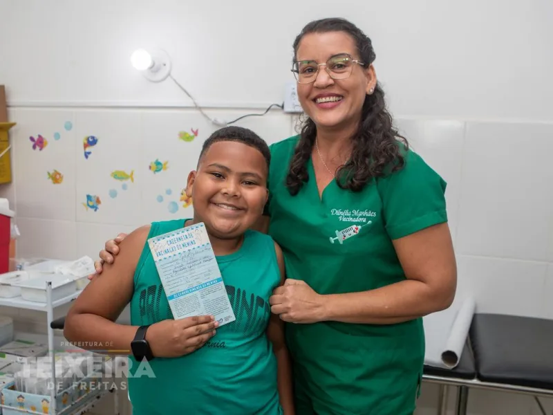 Dia D de Multivacinação aplica 1.474 doses e atualiza cadernetas em Teixeira de Freitas