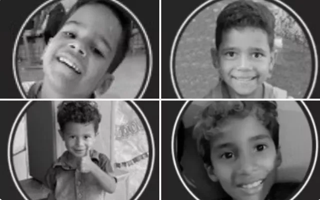 Tragédia: quatro crianças da mesma família morrem afogadas em açude na Bahia Tragédia: quatro crianças da mesma família morrem afogadas em açude na Bahia