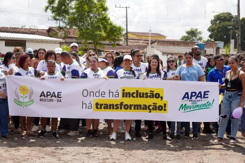 Caminhada pela Inclusão mobiliza Mucuri e lança campanha para construção da nova sede da APAE