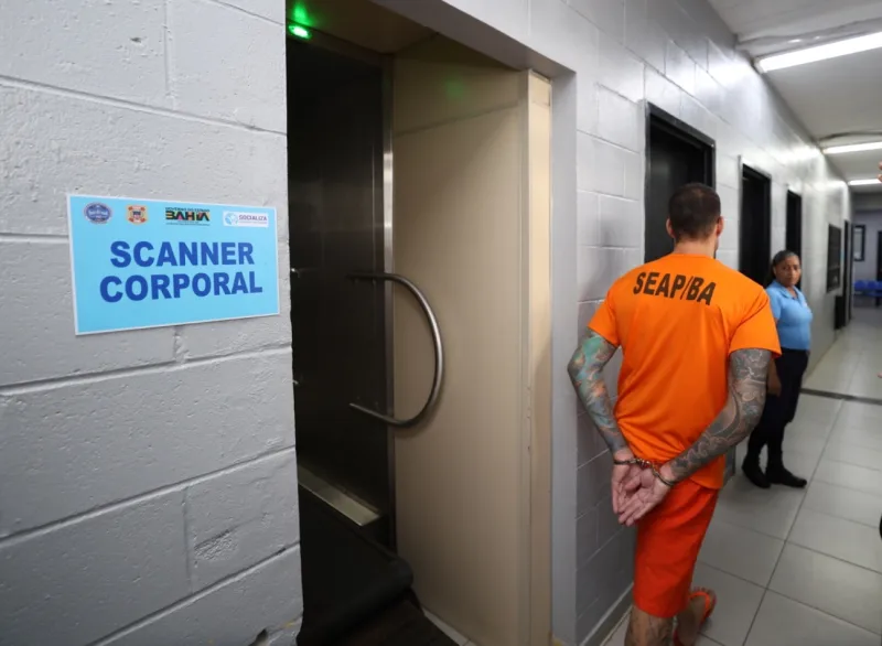Tecnologia de inspeção amplia segurança nas unidades prisionais da Bahia Tecnologia de inspeção amplia segurança nas unidades prisionais da Bahia