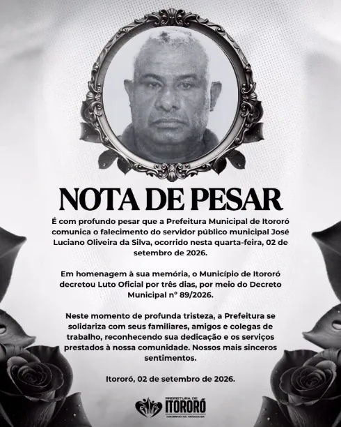 Trabalhador de 48 anos morre após ser atingido pelo próprio caminhão de coleta de lixo em Itororó