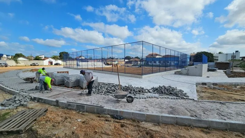 Itabatã ganha novo espaço de lazer e esporte com construção de praça no Cidade Nova Itabatã ganha novo espaço de lazer e esporte com construção de praça no Cidade Nova