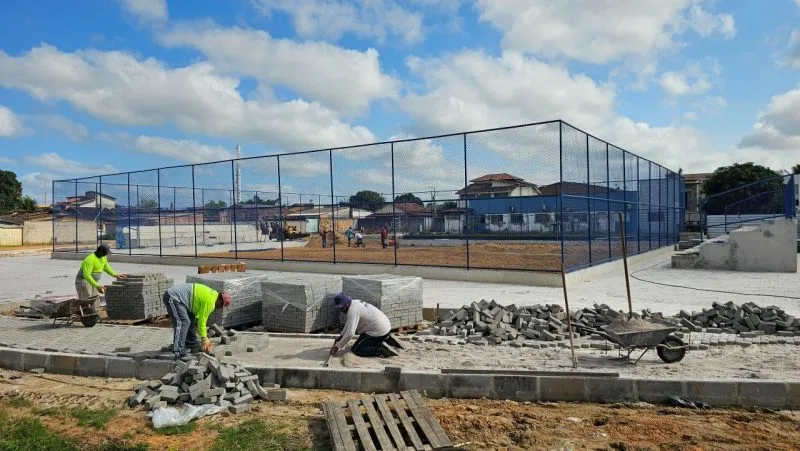 Itabatã ganha novo espaço de lazer e esporte com construção de praça no Cidade Nova Itabatã ganha novo espaço de lazer e esporte com construção de praça no Cidade Nova