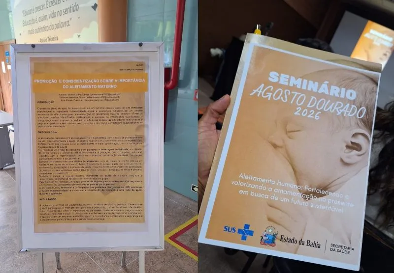 Projeto de Mucuri é apresentado em mostra estadual de experiências exitosas sobre aleitamento materno
