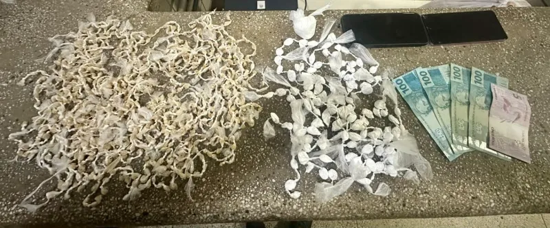 Mais de mil pedras de crack e 120 papelotes de cocaína são apreendidos em Itamaraju Mais de mil pedras de crack e 120 papelotes de cocaína são apreendidos em Itamaraju