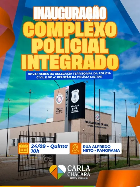 Ibirapuã inaugura novo Complexo Policial Integrado nesta quinta-feira