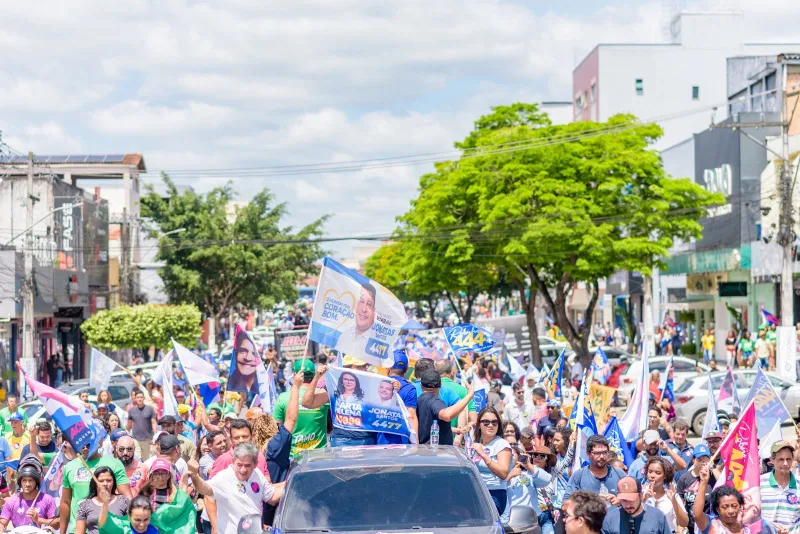 Carreata da vitória: Jonatas Santos traz ACM Neto pela segunda vez em Teixeira de Freitas e consolida força no União Brasil