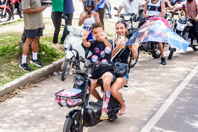 Carreata da vitória: Jonatas Santos traz ACM Neto pela segunda vez em Teixeira de Freitas e consolida força no União Brasil