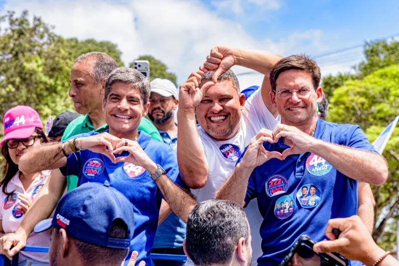 Carreata da vitória: Jonatas Santos traz ACM Neto pela segunda vez em Teixeira de Freitas e consolida força no União Brasil