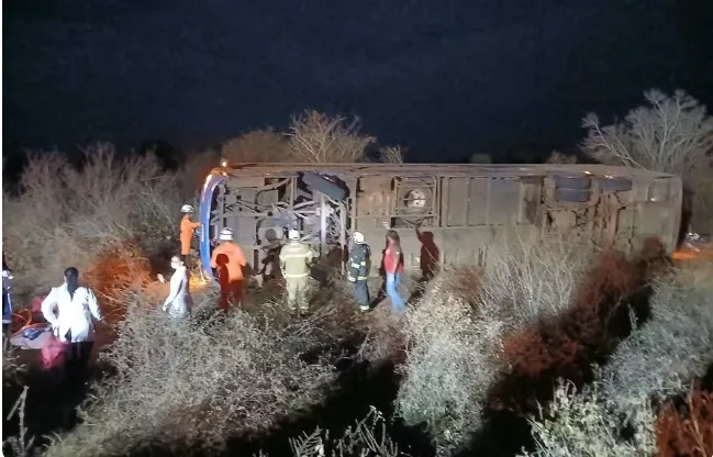  Soldado da PM/BA está entre os 08 mortos em acidente de ônibus na Chapada Diamantina. Vídeo do resgate.