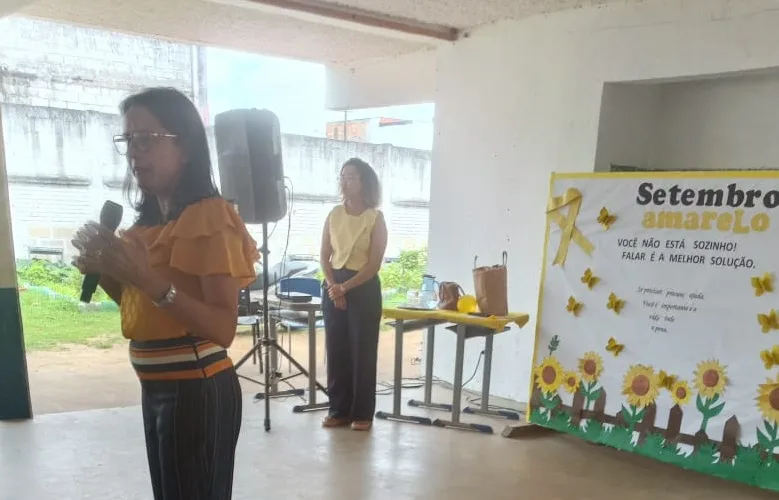 Secretaria de Educação reforça importância da saúde mental durante a campanha Setembro Amarelo