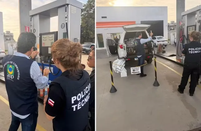 Dois são presos e posto de combustíveis é interditado durante operação na Bahia