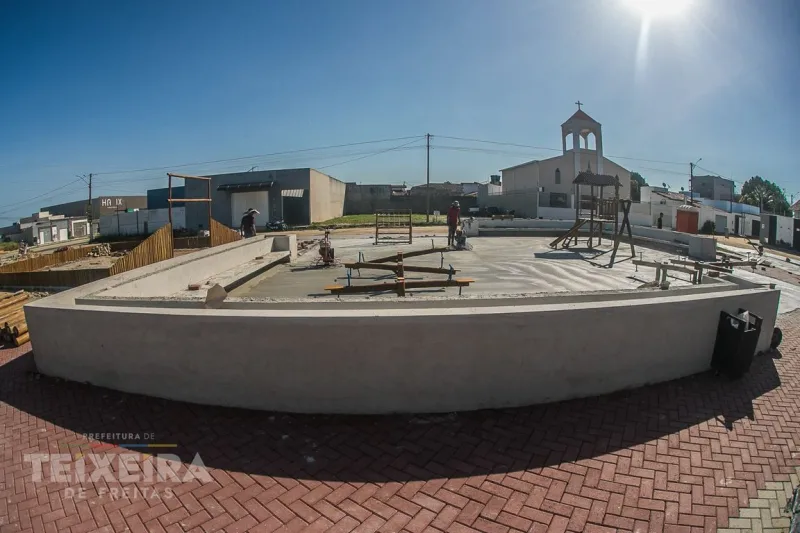 Prefeito Marcelo Belitardo investe na  transformação do bairro Bonadiman com   construção de nova praça e pavimentação