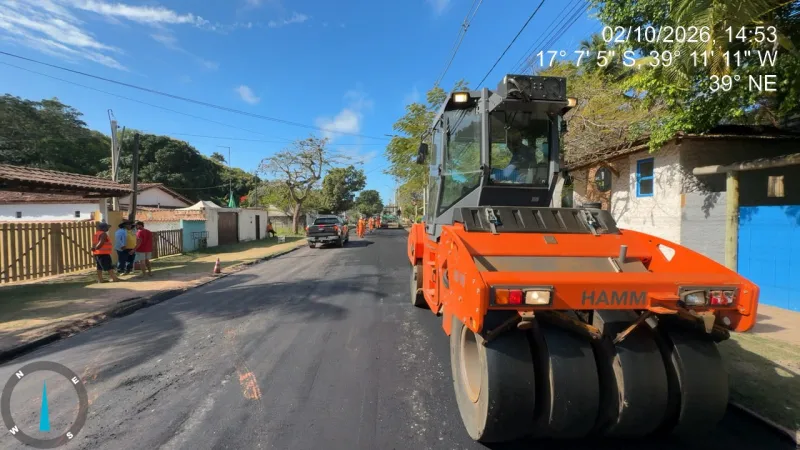 Cumuruxatiba começa a receber asfaltamento em obra que promete transformar a mobilidade Cumuruxatiba começa a receber asfaltamento em obra que promete transformar a mobilidade