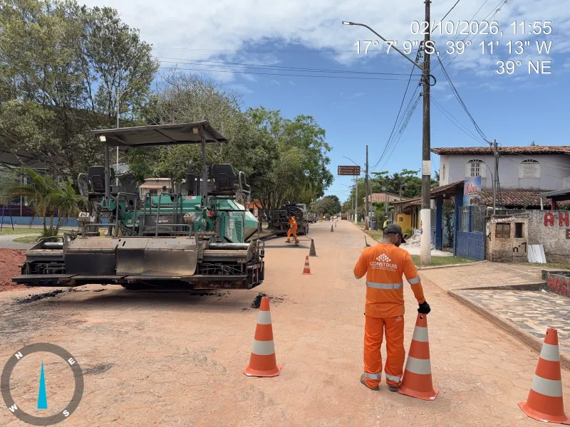 Cumuruxatiba começa a receber asfaltamento em obra que promete transformar a mobilidade Cumuruxatiba começa a receber asfaltamento em obra que promete transformar a mobilidade