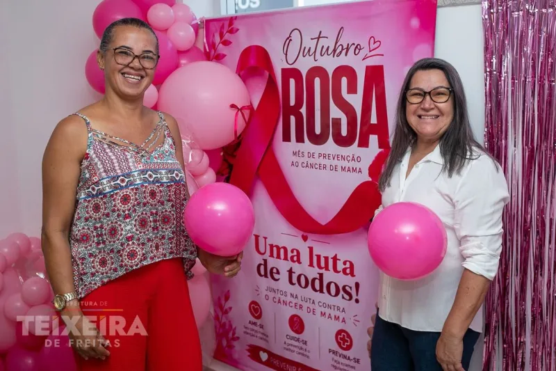 Outubro Rosa: Teixeira de Freitas oferece acesso à mamografia pela rede municipal de saúde