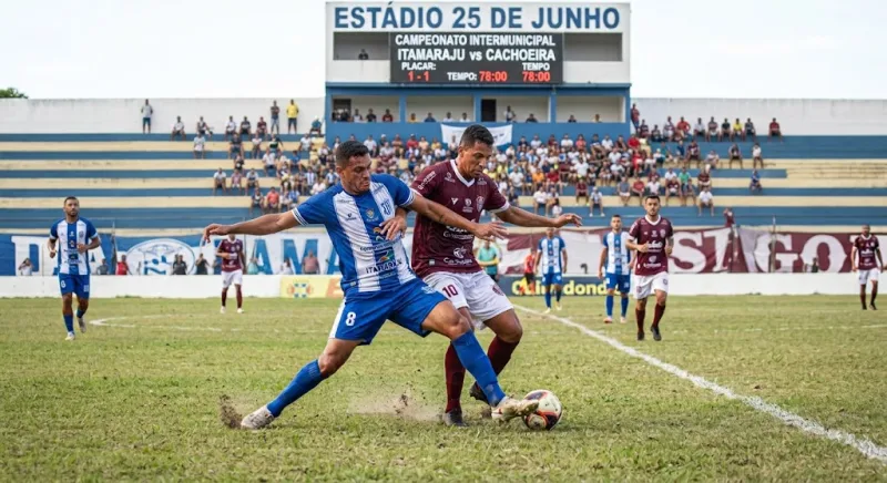 Itamaraju empata com Cachoeira no jogo de ida da terceira fase do Intermunicipal