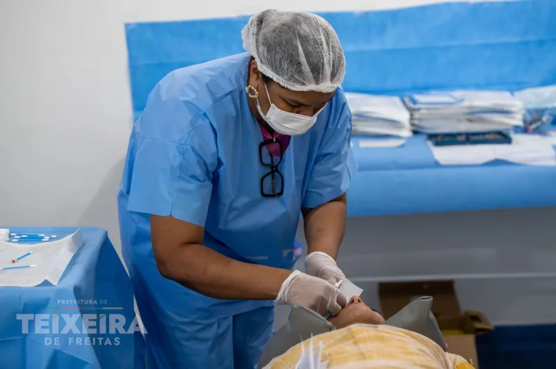 Mais de 160 pacientes recebem tratamento cirúrgico de catarata em Teixeira de Freitas Mais de 160 pacientes recebem tratamento cirúrgico de catarata em Teixeira de Freitas