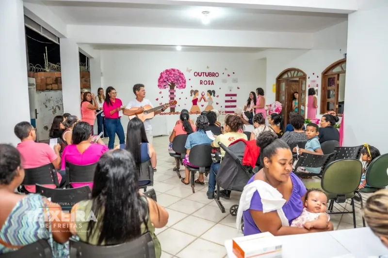 UBS Wilson Brito realiza ação do Outubro Rosa com orientações e serviços de saúde para mulheres