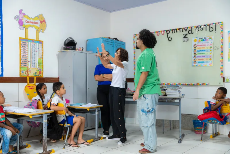 Prefeitura de Ibirapuã e parceiros fortalecem práticas de educação inclusiva na Escola Rui Barbosa
