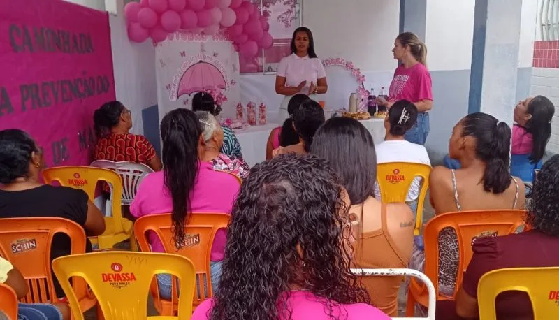 Outubro Rosa em Mucuri promove ação sobre autoestima e combate à violência contra a mulher