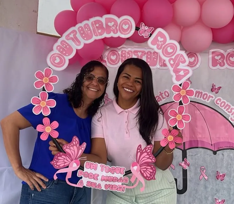 Outubro Rosa em Mucuri promove ação sobre autoestima e combate à violência contra a mulher