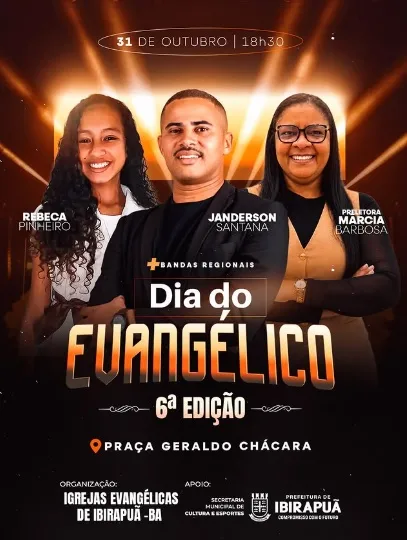 Prepare o coração! Ibirapuã terá grande noite de louvor no dia 31 de outubro