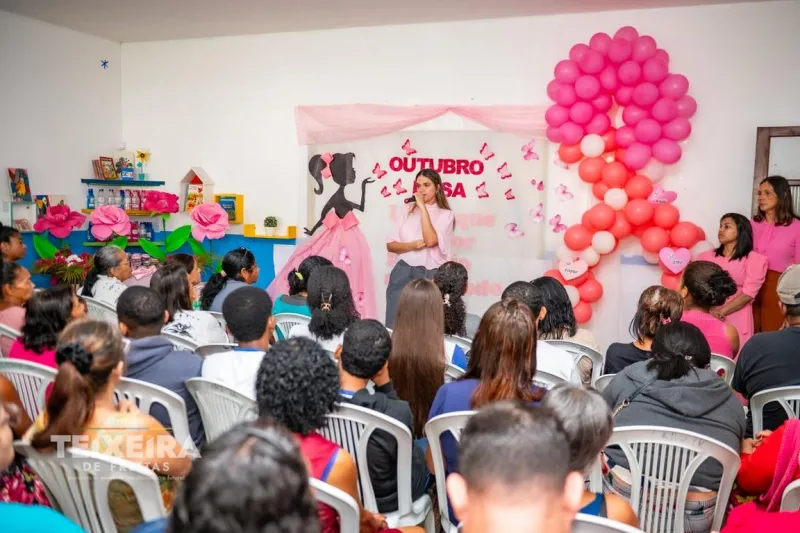 Outubro Rosa reforça a importância da prevenção e do diagnóstico precoce do câncer de mama em Teixeira de Freitas