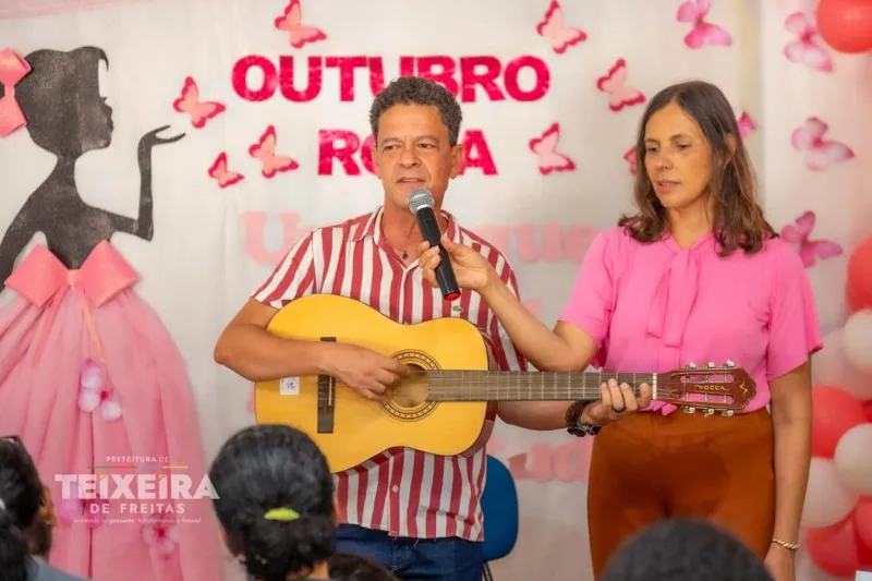 Outubro Rosa reforça a importância da prevenção e do diagnóstico precoce do câncer de mama em Teixeira de Freitas