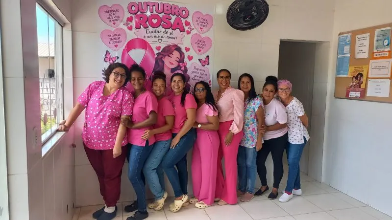 Outubro Rosa: ação em Lar dos Idosos de Mucuri reforça prevenção e cuidados com a saúde da mulher