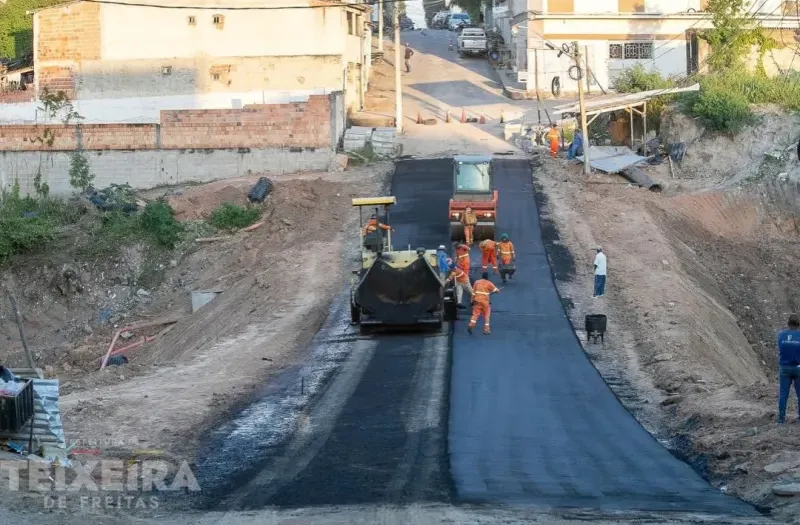 Ladeira do Santa Rita é liberada após obras de infraestrutura em Teixeira de Freitas