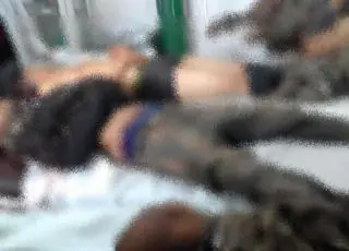 05 assaltantes de banco morrem em confronto com a polícia no interior da Bahia- Vídeo