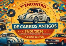 1º Encontro de Carros Antigos promete dia inteiro de cultura, música e nostalgia em Mucuri