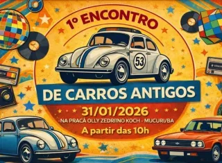 1º Encontro de Carros Antigos promete dia inteiro de cultura, música e nostalgia em Mucuri