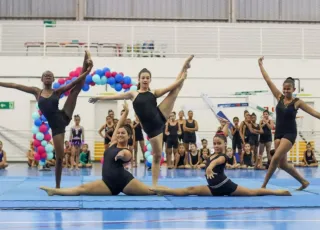 1ª Mostra de Ginástica Rítmica emociona teixeirenses durante estreia; veja fotos