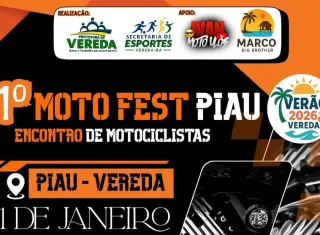 1º Moto Fest Piau promete movimentar o turismo e a economia de Vereda neste fim de semana