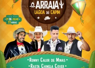 15º Arraiá da Lagoa do Capim acontece neste sábado 09, em Ibirapuã